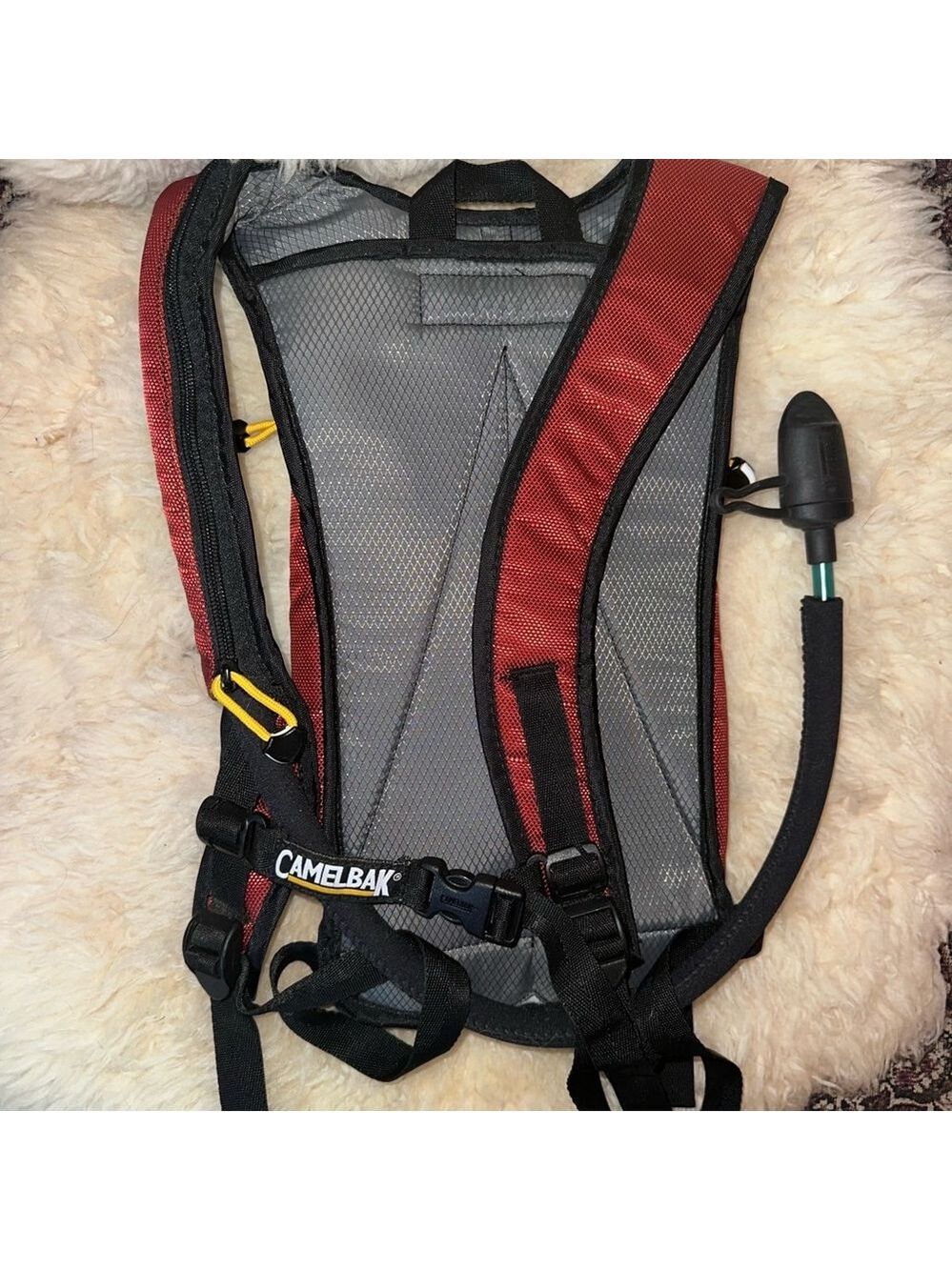 Camelbak Zoid 2.1L Hydration Backpack Burnt Orange/Dk Gray With Bladder - Picture 2 of 8